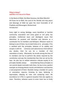 What Is Islam and how to Convert to Islam PDF
