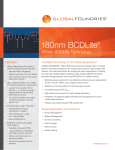180nm BCDLite Technology Product Brief