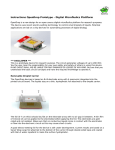 Instructions OpenDrop Prototype – Digital Microfludics