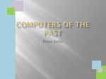 Computers of the Past and Future
