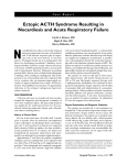 Ectopic ACTH Syndrome Resulting in Nocardiosis