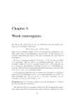Chapter 5 Weak convergence