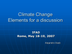 Climate Change Elements for a discussion