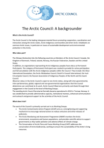 in PDF - Arctic Council