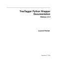 TreeTagger Python Wrapper Documentation