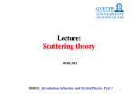 Scattering theory