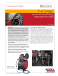 True Energy Instantaneous Energy Values for the Weld