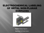 electrochemical labeling of metal non
