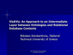 VisAVis: An Approach to an Intermediate Layer between Ontologies