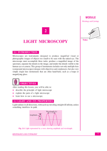 Lesson-2 Light Microscopy