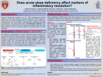 Does acute sleep deficiency affect markers of inflammatory resolution?