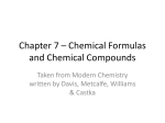 Naming Binary Molecular Compounds