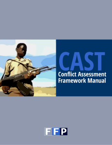 CFSIR1418 - CAST Conflict Assessment Manual 2014
