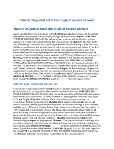 Chapter 24 guided notes the origin of species answers