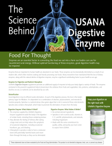 The Science Behind USANA Digestive Enzyme