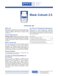 Black Cohosh 2.5 - Pure Encapsulations