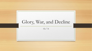Glory, War, and Decline
