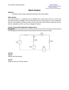 Mesh Analysis - WordPress.com