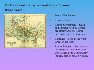 2. Roman Emperors - Bible Teaching Program