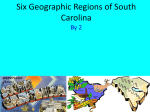 Six Geographic Regions of South Carolina