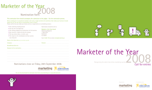 Marketer of the Year