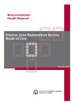 Elective Joint Replacement Service Model of Care