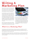 Writing A Marketing Plan - University of Maryland Extension