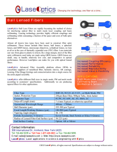 Shaped End Fibers