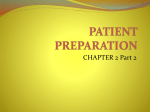 patient preparation - Dr. Roberta Dev Anand