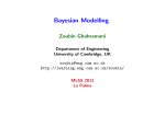 Bayesian Modelling - Cambridge Machine Learning Group
