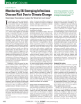 Monitoring EU Emerging Infectious Disease Risk Due to Climate