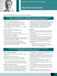 MIGrAINE hEAdAChE - American Academy of Neurology