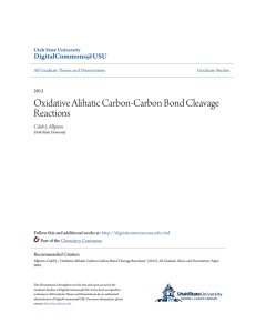 Oxidative Alihatic Carbon-Carbon Bond Cleavage Reactions