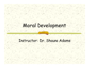 Moral Development