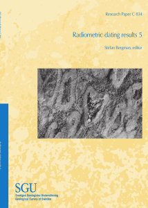 Radiometric dating results 5