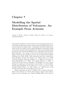 Chapter 7 Modelling the Spatial Distribution of Volcanoes: An