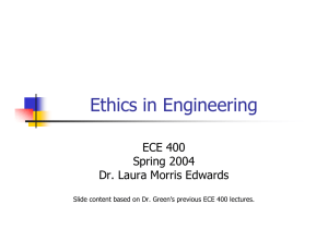 Ethics in Engineering