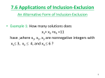 7.6 Applications of Inclusion