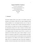 Organic Field Effect Transistors