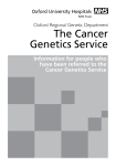 The Cancer Genetics Service - Oxford University Hospitals