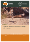 Australian rangelands and climate change – native species