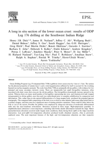 A long in situ section of the lower ocean crust: results of ODP Leg