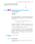 Multiplication Principle, Permutations, and Combinations