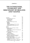 the pathogenesis, pathology and immunology of smallpox and
