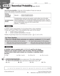 Theoretical Probability