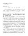 Section 18: Ring Homomorphisms Let`s make it official: Def: A