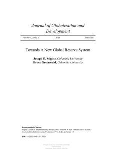 Towards A New Global Reserve System