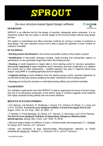 De novo structure-based ligand design software