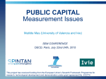 Public Capital: Measurement Issues and Policy Implications Matilde