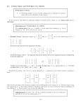 8.4 Column Space and Null Space of a Matrix